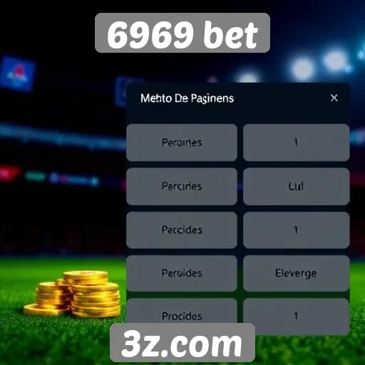 Métodos de pagamento disponíveis na plataforma 6969 bet
